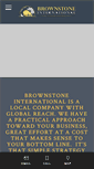 Mobile Screenshot of brownstoneintl.com