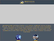 Tablet Screenshot of brownstoneintl.com